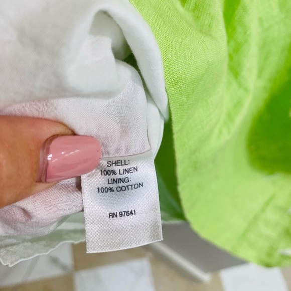 J.Jill Love Linen Multicolored Floral Print Sleeveless Lined Dress Size XL - Picture 4 of 6